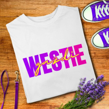  Westie gazdi férfi póló ajándéktárgy