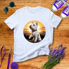 Westie portré női póló női póló