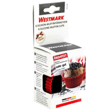 Westmark 3014 muffin forma, szilikon, 6db, 7cm átmérővel sütés és főzés