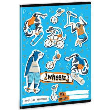 Wheelz mókás állatos kockás füzet - 27-32 füzet