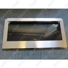 WHIRLPOOL - INDESIT Ajtó, komplett (eredeti) WHIRLPOOL mikrohullámú sütő beépíthető gépek kiegészítői