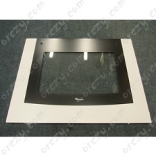 WHIRLPOOL - INDESIT Üveg ajtó (külső, eredeti) WHIRLPOOL sütő beépíthető gépek kiegészítői