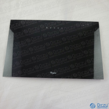 WHIRLPOOL - INDESIT Üveg, előlap (eredeti) WHIRLPOOL / INDESIT páraelszívó beépíthető gépek kiegészítői