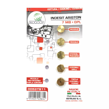  Whirlpool kompatibilis gázszelep szett propánbutánhoz 00537511 beépíthető gépek kiegészítői