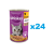 Whiskas Adult 24x400 g teljes értékű nedves eledel felnőtt macskáknak, csirkedarabok zselében