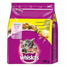 Whiskas Állateledel száraz WHISKAS Junior macskáknak csirkehússal 800g macskaeledel