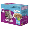 Whiskas Alutasak  12-pack halas válogatás 12*100g