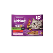 Whiskas alutasak 4-pack Tasty Mix Chef´s choice mártásban 4x85g macskaeledel