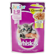  Whiskas Junior Casserole teljes értékű nedves eledel kölyökmacskáknak csirkével aszpikban 85 g macskaeledel
