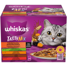 Whiskas Tasty Mix Country alutasakos macskaeledel válogatás 24 x 85 g macskaeledel