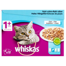 Whiskas WHISKAS Alutasak 12-pack halas válogatás 12*100g macskaeledel