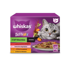 Whiskas Whiskas alutasak 12-pack Tasty Mix Chef's choice mártásban 12x85g macskaeledel