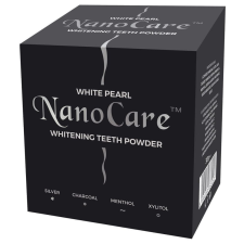 WHITE PEARL NanoCare Silver Charcoal fehérítő fogpor fogkrém