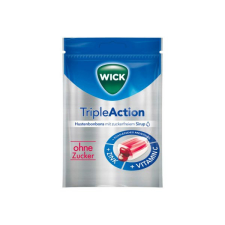 Wick Triple Action torokcukorka cukormentes 72g diabetikus termék