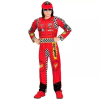 Widmann Autóversenyző overál jelmez sapkával - 116 cm