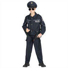 Widmann Fekete rendőr jelmez, 116 cm jelmez