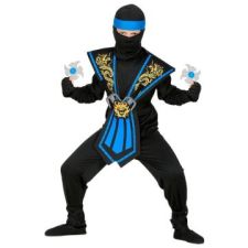 Widmann Kék harcos ninja jelmez fegyverekkel - 128 cm jelmez