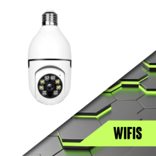 Wifi IP rejtett kamera E27 izzóaljzattal megfigyelő kamera