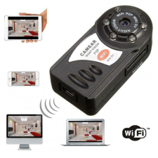 WiFi-s mini biztonsági kamera éjjellátó funkcióval megfigyelő kamera