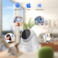 Wifi Smart kamera/ telefonról vezérelhető, éjjellátó PTZ Biztonsági Kamera mozgásérzékelővel megfigyelő kamera