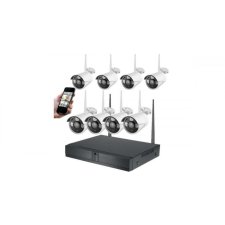  WIFI Vezeték Nélküli 4K Biztonsági Kamera Rendszer CCTV -W08-100 megfigyelő kamera