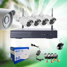  Wifis 4 kamerás megfigyelő rendszer megfigyelő kamera