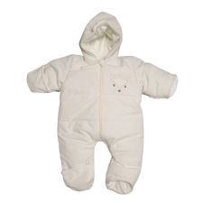 Wikids Baby Overál Róka hímzéssel - Krém 80/86 babakabát, overál, bundazsák
