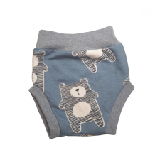 Wikids pamut pelus nadrág - Kék jegesmacis - 68 babanadrág