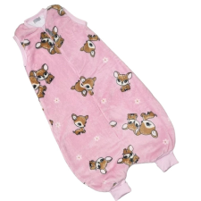 Wikids wellsoft bélelt tipegő hálózsák - Rózsaszín Őzikés 122/128 hálózsák, pizsama