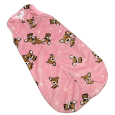 Wikids wellsoft két rétegű hálózsák - Rózsaszín Őzikés 110/116 hálózsák, pizsama