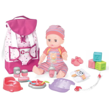 Wiky Baba pisilő 30 cm + hátizsák 33,5 cm baba