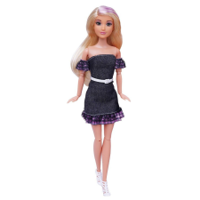 Wiky Bábika v čierných šatách 30cm barbie baba