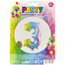 Wiky Lufi 3-as szám party kellék
