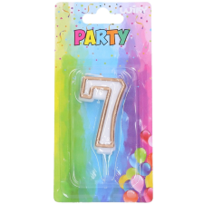 Wiky Tortagyertya Arany szám.7 party kellék