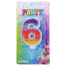 Wiky Tortagyertya csillagok szám : 6 party kellék