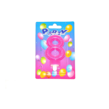 Wiky Tortagyertya glitter szám : 8 party kellék