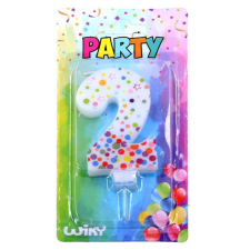 Wiky Tortagyertya pöttyös szám : 2 party kellék