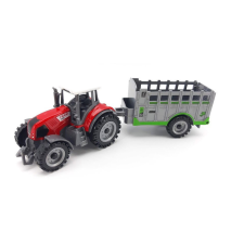 Wiky Traktor fém utánfutóval 19cm autópálya és játékautó