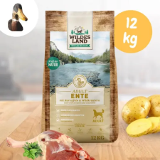 Wildes Land - Száraztáp kacsával és burgonyával kutyáknak - 12 kg kutyaeledel