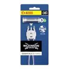 Wilkinson Essential3 Hybrid férfi borotvakészülék + 4 betét (UWKM07) eldobható borotva