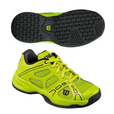 Wilson Rush Pro  lime/fekete junior teniszcipő tenisz felszerelés