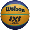 WILSON SPORT Kosárlabda FIBA 3x3 Junior gumi 5-ös méret kék-sárga