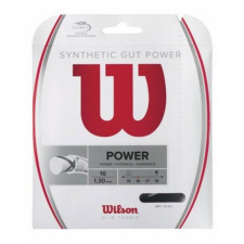 Wilson Synthetic Gut Power 16 fekete teniszhúr tenisz felszerelés