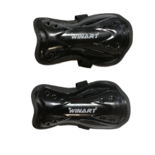 WINART Sípcsontvédő – L méret, 24 cm, fekete, WINART Shin Guard futball felszerelés