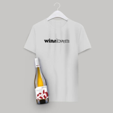 Winelovers póló & bor előjegyzés - Férfi XL fehér férfi póló