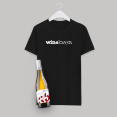 Winelovers póló & bor előjegyzés - Férfi XL fekete
