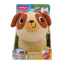 Winfun interaktív mopsz kiskutya játék plüssfigura