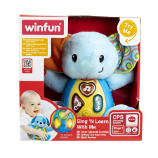 Winfun Timber, az elefánttal énekel és tanul plüssfigura