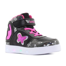Wink - Rhea Fly villogó fekete gyerek cipő Méret:30 gyerek cipő