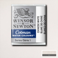 Winsor&Newton Cotman 1/2 szilkés akvarellfesték - 150, chinese white akvarell